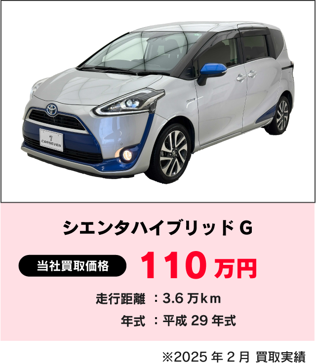 シエンタハイブリットG